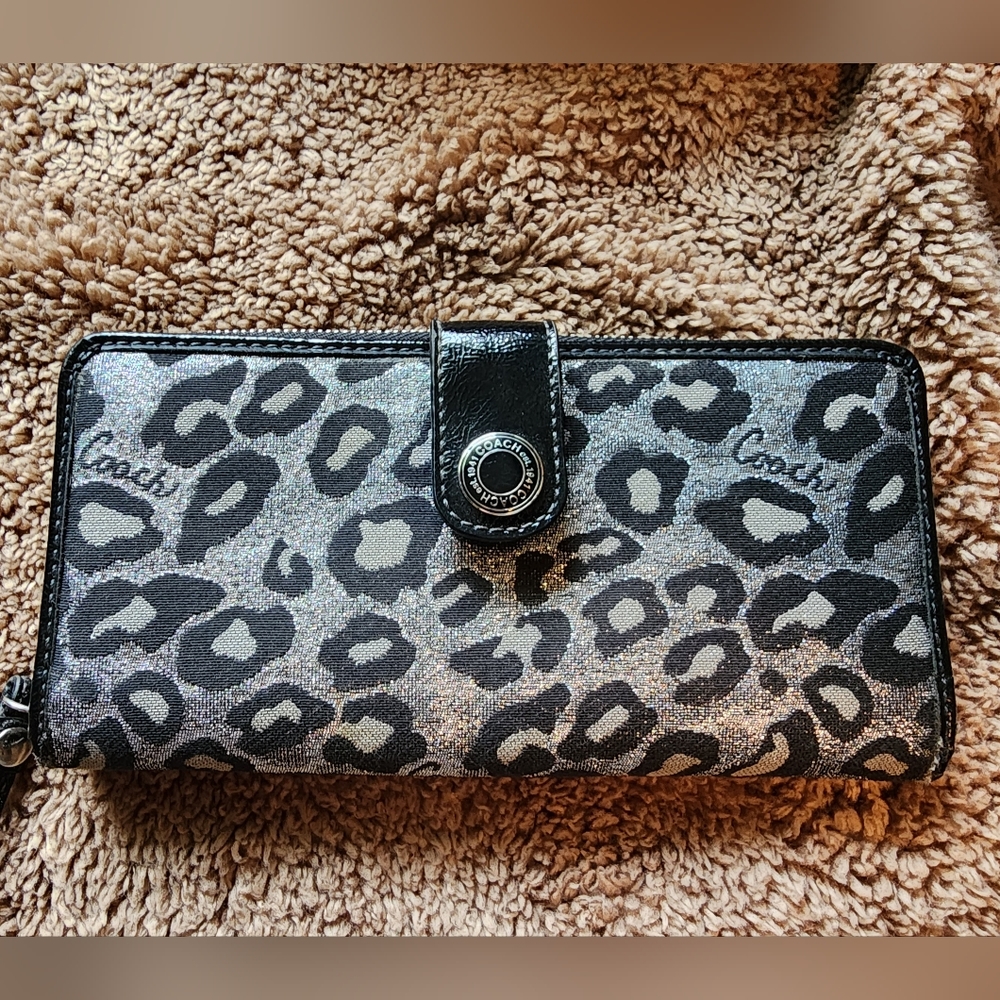 Coach zip around wallet